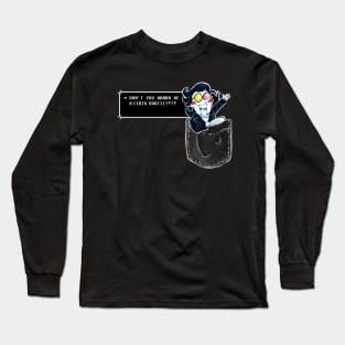 Pocket Spamton (For Black/Darker clothes) Long Sleeve T-Shirt